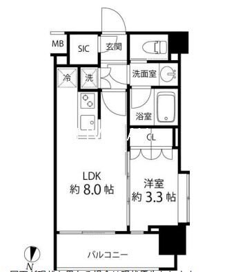 目白駅 徒歩10分 5階の物件間取画像