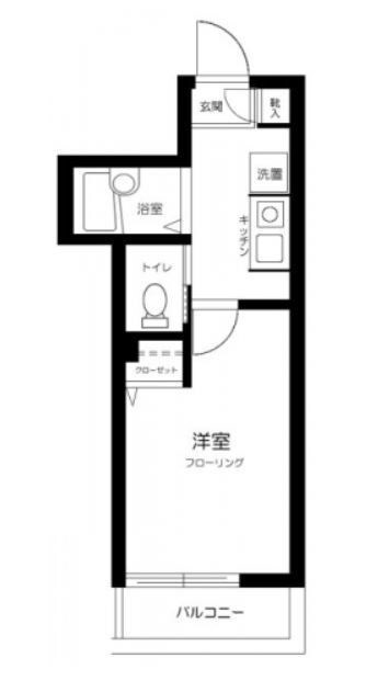 江古田駅 徒歩8分 3階の物件間取画像