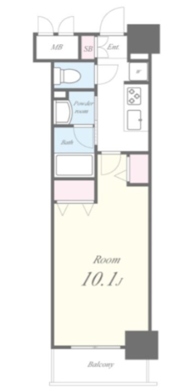 ROOTs Shinjuku Wakamatsuchoの物件間取画像