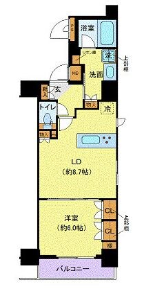 RELUXIA本所吾妻橋の物件間取画像