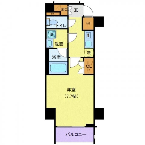 PREMIUM CUBE G 四谷左門町の物件間取画像