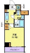 XEBEC赤羽の物件間取画像