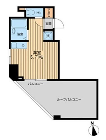 新宿御苑前駅 徒歩3分 12階の物件間取画像