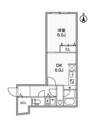 ＬＥＧＡＬＡＮＤ神楽坂の物件間取画像