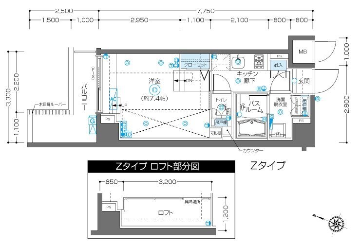 フェニックス飯田橋の物件間取画像