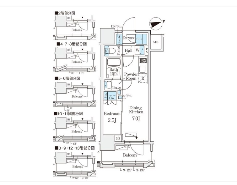 リビオメゾン御茶ノ水ＥＡＳＴの物件間取画像