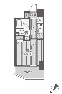 蒲田駅 徒歩4分 11階の物件間取画像