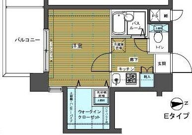 フェニックス北新宿エルミタージュの物件間取画像