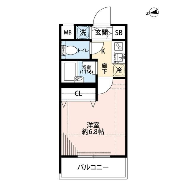 プレール・ドゥーク西新宿の物件間取画像