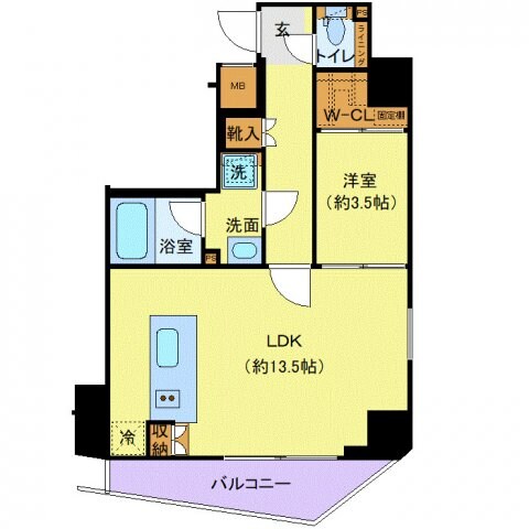 Log浅草橋の物件間取画像