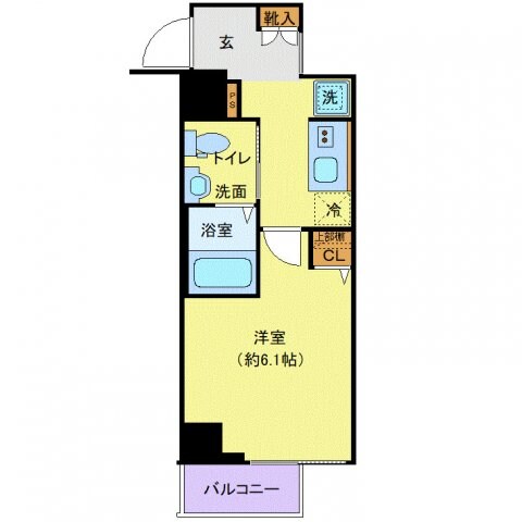 クレヴィスタ大井町の物件間取画像