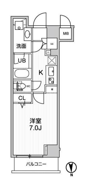 グランド神楽坂の物件間取画像