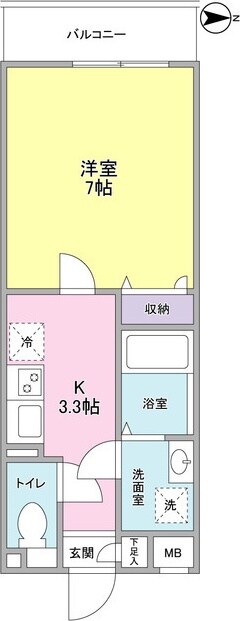 ル　ヴァンヴェール　目白の物件間取画像