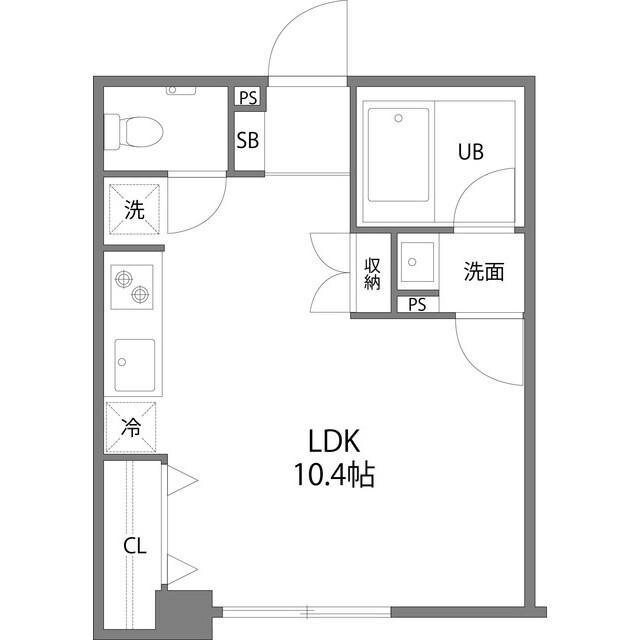 曙橋駅 徒歩3分 3階の物件間取画像