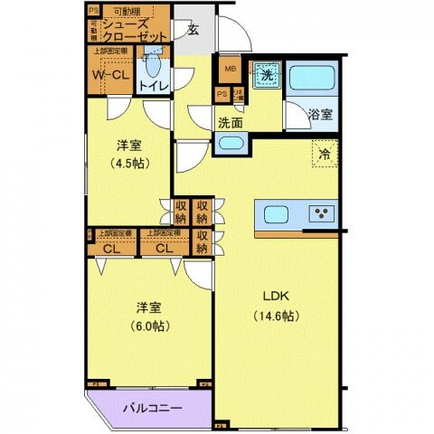 ラフィスタ北赤羽の物件間取画像