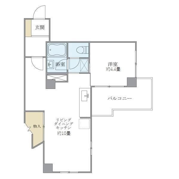 グランメール落合の物件間取画像