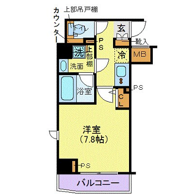 ルフレプレミアム芝公園の物件間取画像