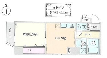 CAVE YUSHIMAの物件間取画像