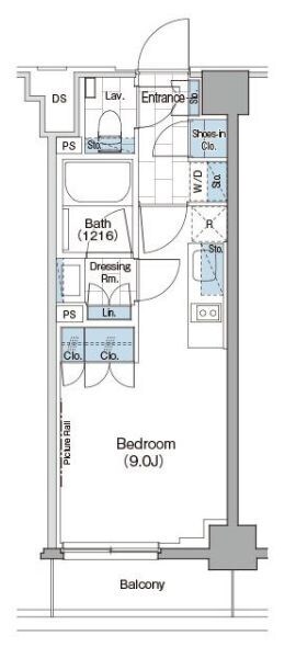 新宿御苑前駅 徒歩8分 5階の物件間取画像