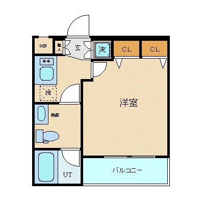 プレール・ドゥーク月島の物件間取画像