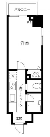 飯田橋駅 徒歩1分 5階の物件間取画像