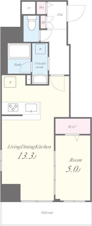 La Gracia四谷の物件間取画像