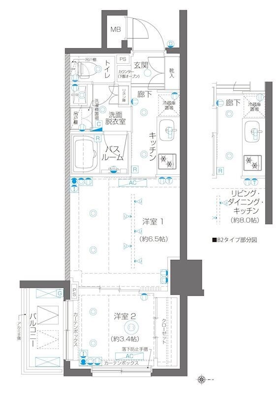 高田馬場駅 徒歩9分 7階の物件間取画像