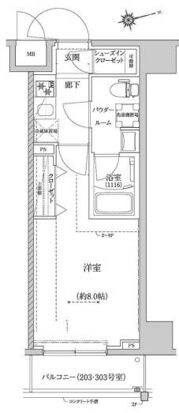 RELUXIA墨田八広の物件間取画像