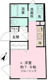 エスタジオ本駒込の物件間取画像