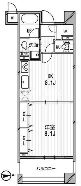 神保町駅 徒歩7分 7階の物件間取画像