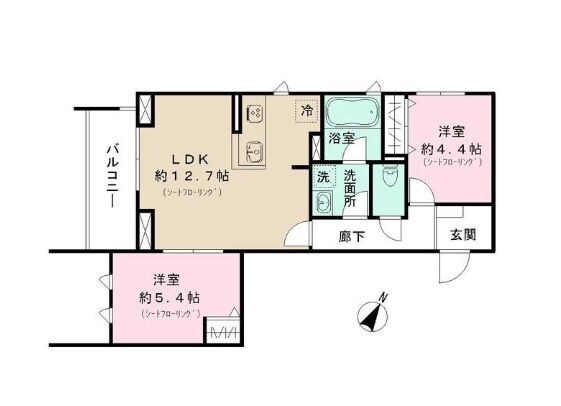 パークサイド宗峯の物件間取画像