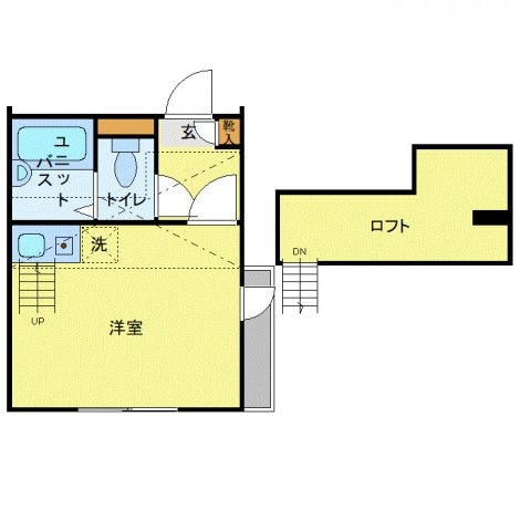 ゼネラルハイツ鶯谷の物件間取画像