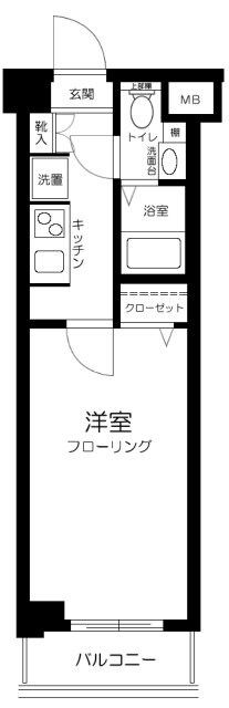 鮫洲駅 徒歩7分 3階の物件間取画像