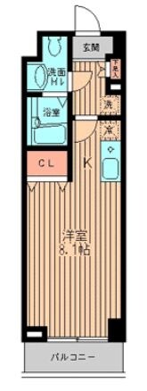 十条駅 徒歩4分 6階の物件間取画像