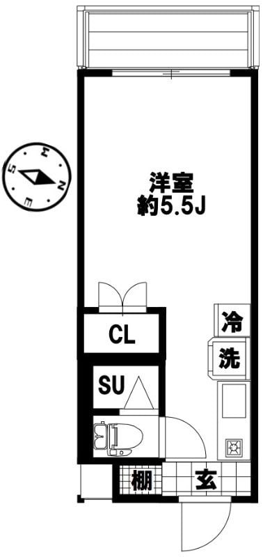 物件間取画像