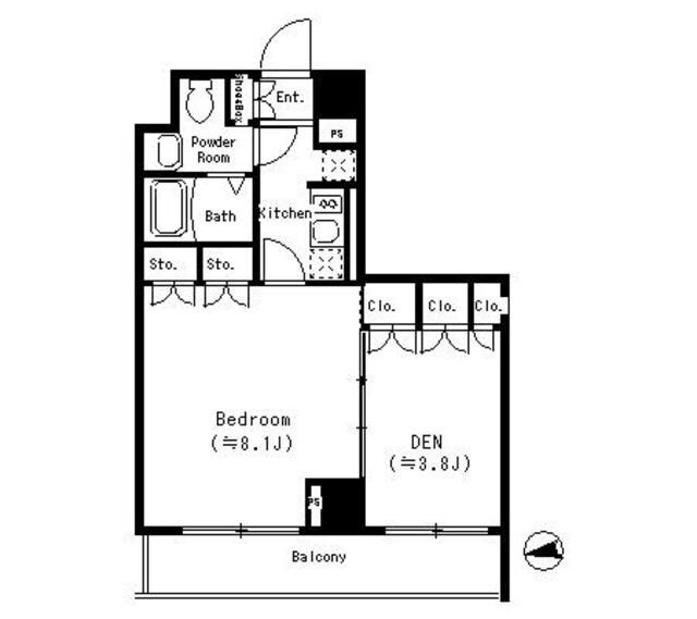 曙橋駅 徒歩4分 1階の物件間取画像