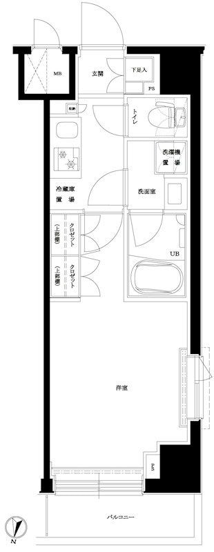 ルーブル東十条の物件間取画像