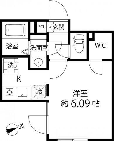 Branche神楽坂の物件間取画像
