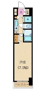 カスタリア新宿の物件間取画像