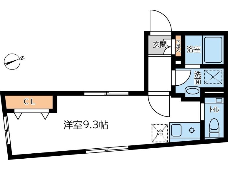 西早稲田駅 徒歩2分 3階の物件間取画像