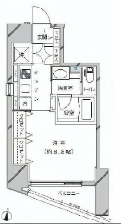 秋葉原駅 徒歩9分 3階の物件間取画像