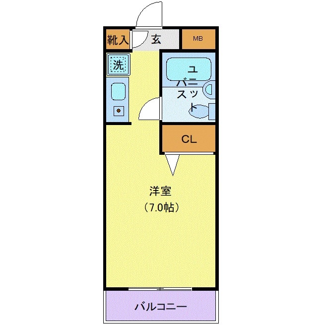 菱和パレス世田谷千歳台の物件間取画像