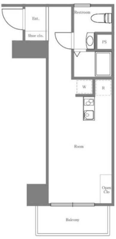 西新宿五丁目駅 徒歩5分 3階の物件間取画像