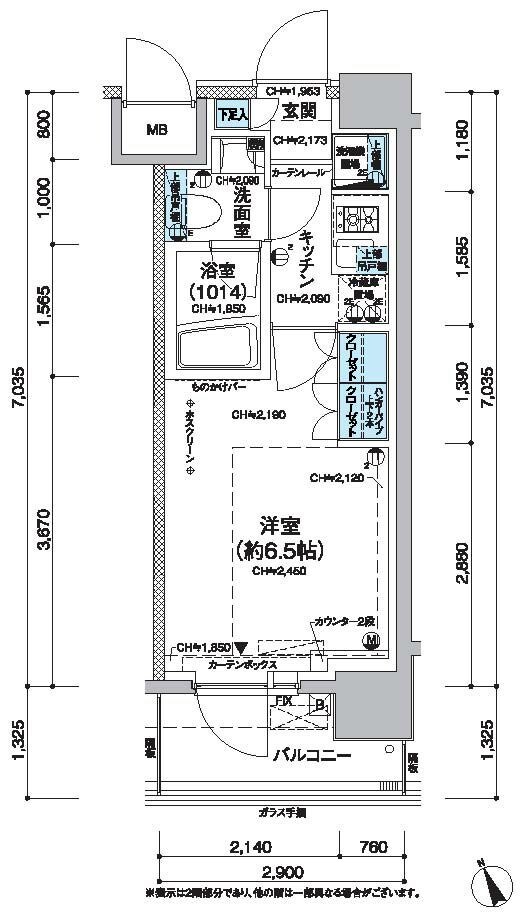 京急蒲田駅 徒歩7分 4階の物件間取画像