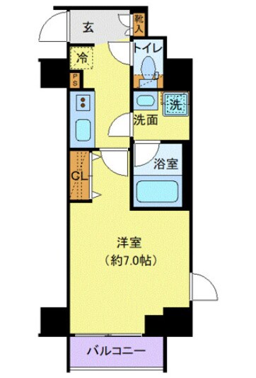 クレヴィスタ東向島の物件間取画像