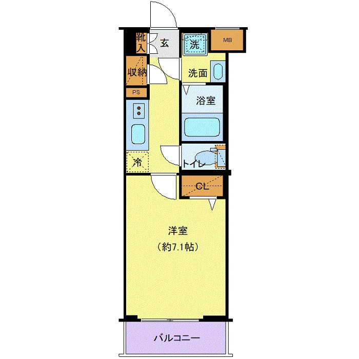 クレヴィスタ大塚の物件間取画像