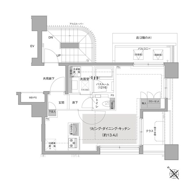 エルスタンザ文京白山の物件間取画像