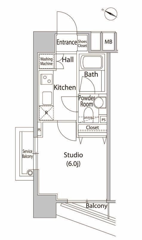 ファーストリアルタワー新宿の物件間取画像