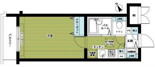 フェニックス高田馬場弐番館の物件間取画像