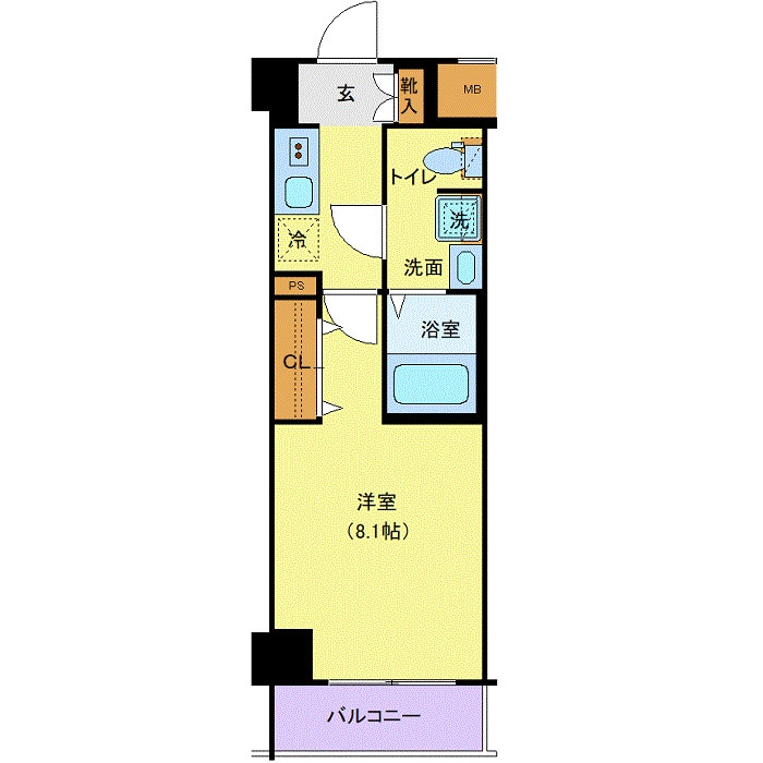 メイクスデザイン新宿落合の物件間取画像